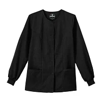 Fundamentals By White Swan 14740 Warm-Up Womens Plus Scrub Jackets