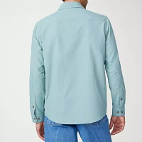 Free Country Mens Long Sleeve Button-Down Shirt