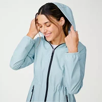 Free Country Womens Water Resistant Lightweight Raincoat