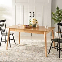 Kay Rectangular Wood-Top Dining Table