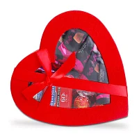 Alder Creek Red Heart Shapped Box Chocolate Gift Set