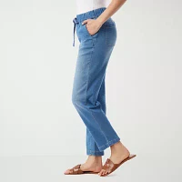 Gloria Vanderbilt Anya Womens High Rise Straight Leg Jean