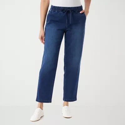 Gloria Vanderbilt Anya Womens High Rise Straight Leg Jean
