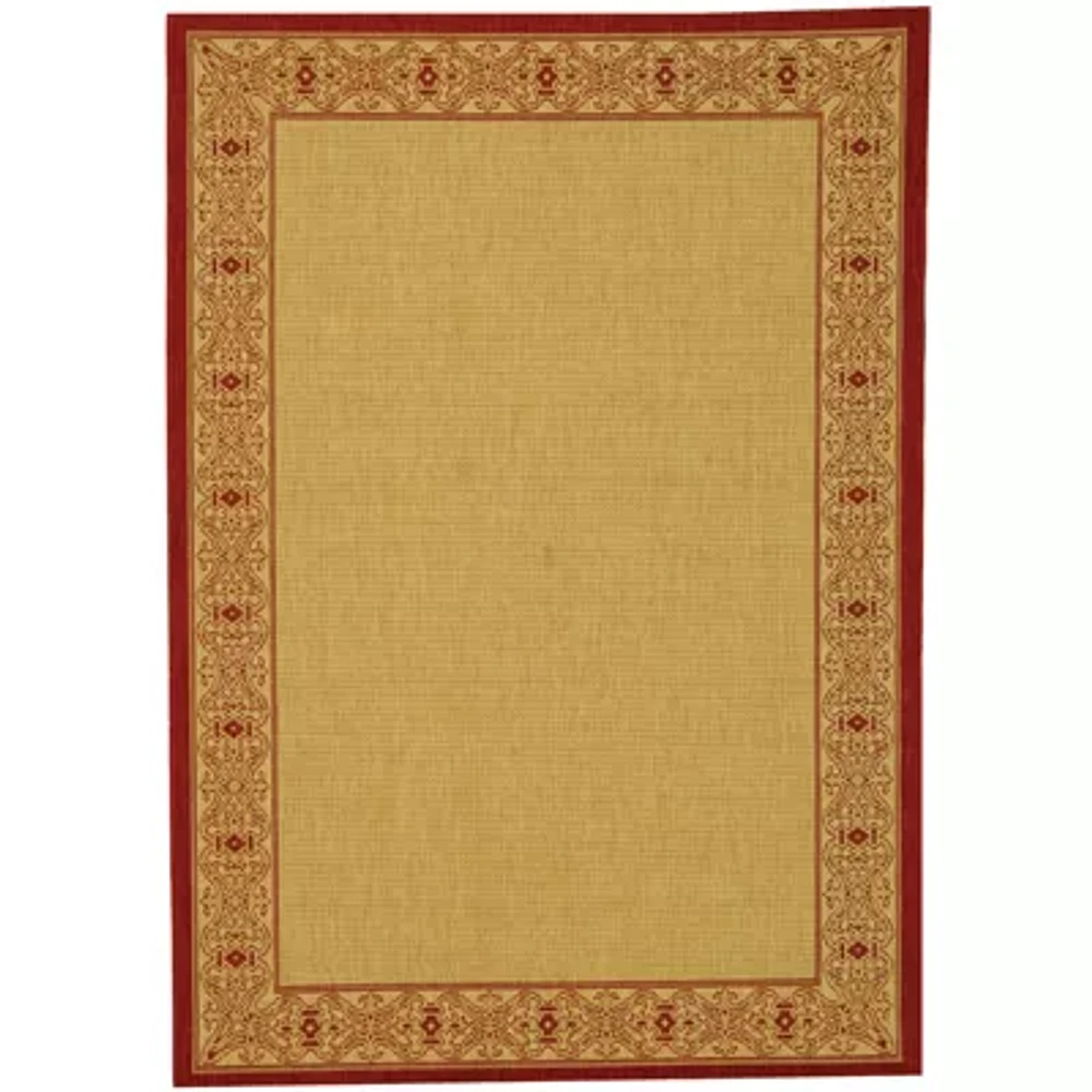 Courtyard Tribal Indoor/Outdoor Rectangular Rugs