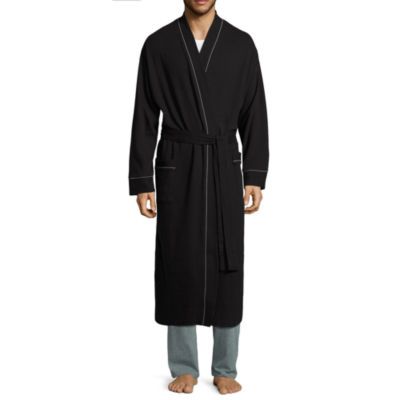 Stafford Waffle One Mens Big Long Sleeve Length Robe