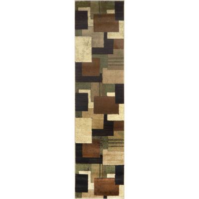 Home Dynamix Tribeca Mason Abstract Runner Rug