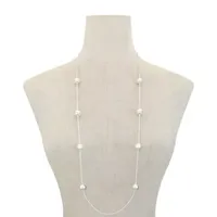 Monet Jewelry Silver Tone Strand Necklace