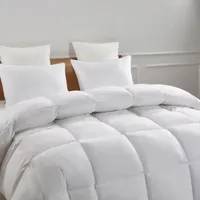 Serta 233 Thread Count Extra Warmth White Goose Feather And Down Fiber Comforter