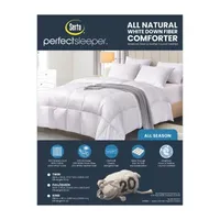 Serta 300 Thread Count All Seasons Warmth White Down Fiber Comforter