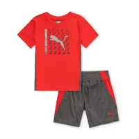 PUMA Little Boys 2-pc. Short Set