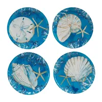 Certified International Playa Sheflls 16pc. Earthenware Dinnerware Set