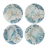 Certified International Playa Sheflls 16pc. Earthenware Dinnerware Set