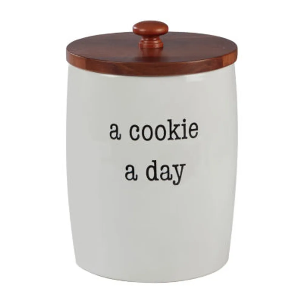 Certified International Just Words Earthenware Cookie Jar