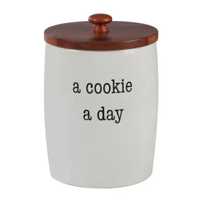 Certified International Just Words Earthenware Cookie Jar