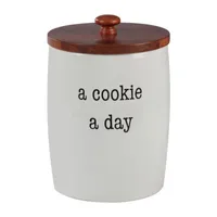 Certified International Just Words Earthenware Cookie Jar