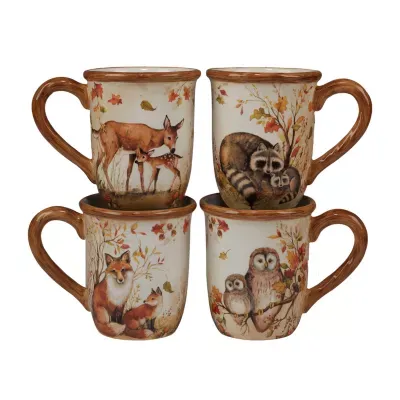 Certified International 4-pc. Animal Coffee Mug