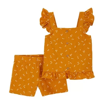 Carter's Baby Girls 2-pc. Short Set