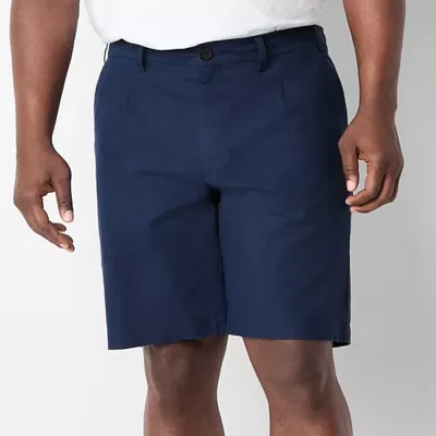 Shaquille O'Neal XLG Mens Big and Tall Linen Blend Short