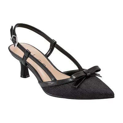 Unisa Womens Emale Pointed Toe Kitten Heel Pumps
