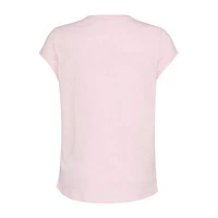 adidas Big Girls Crew Neck Short Sleeve Graphic T-Shirt