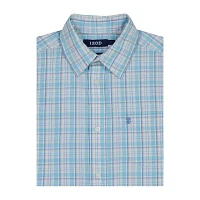 IZOD Big Boys Short Sleeve Button-Down Shirt