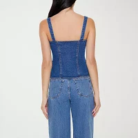 Forever 21 Juniors Denim Womens Vest