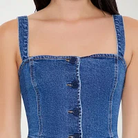 Forever 21 Juniors Denim Womens Vest