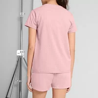 PUMA Womens Crew Neck Short Sleeve T-Shirt
