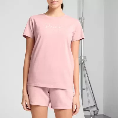 PUMA Womens Crew Neck Short Sleeve T-Shirt