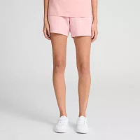 PUMA Womens French Terry Pull-On Short