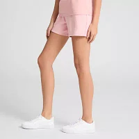 PUMA Womens French Terry Pull-On Short