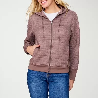 Free Country Womens Hooded Long Sleeve Sweatshirt