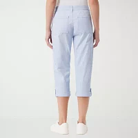 Gloria Vanderbilt® Womens Mid Rise Utility Cargo Capris