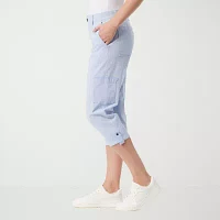 Gloria Vanderbilt® Womens Mid Rise Utility Cargo Capris
