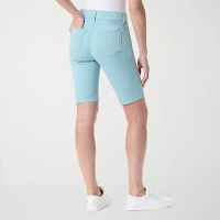 Gloria Vanderbilt Womens High Rise Bermuda Short