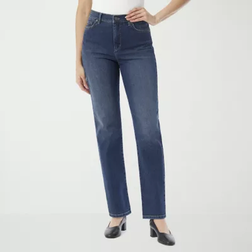 Gloria Vanderbilt Womens High Rise Regular Fit Jean