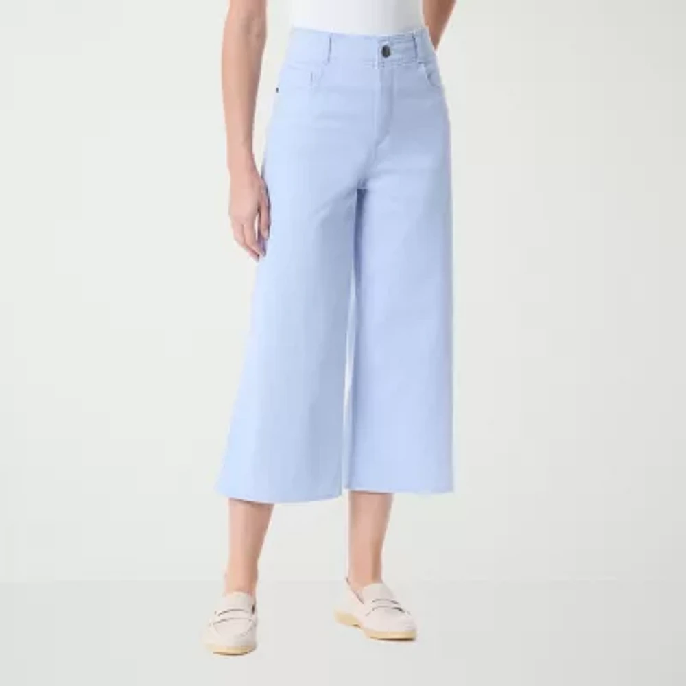 Gloria Vanderbilt High Rise Culotte Pants