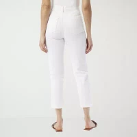 Gloria Vanderbilt Amanda Womens Embroidered Ankle Jean