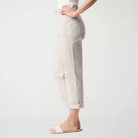 Gloria Vanderbilt Womens High Rise Straight Fit Ankle Pant