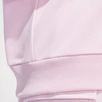 adidas French Terry Logo Quarter Zip Pullover (Plus Size)