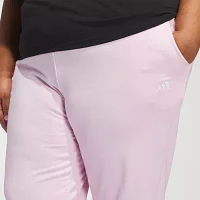 adidas French Terry Logo Joggers (Plus Size)