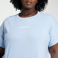 adidas Linear Logo Tee (Plus Size)