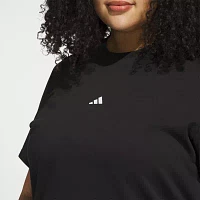 adidas Big Logo Tee Dress (Plus Size)