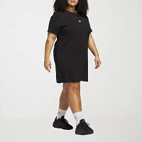 adidas Big Logo Tee Dress (Plus Size)