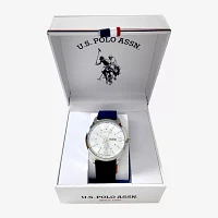 U.S. Polo Assn. Mens Blue Strap Watch Usc50742jc