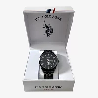 U.S. Polo Assn. Mens Black Bracelet Watch Usc80912jc