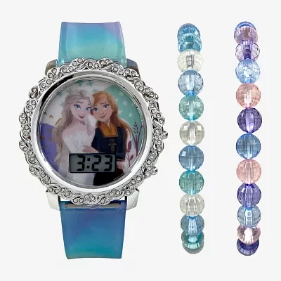Disney Frozen Girls Multicolor Strap Watch Fzn45187jc