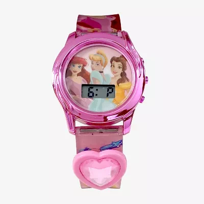 Disney Collection Princess Girls Pink Strap Watch Pn4692jc