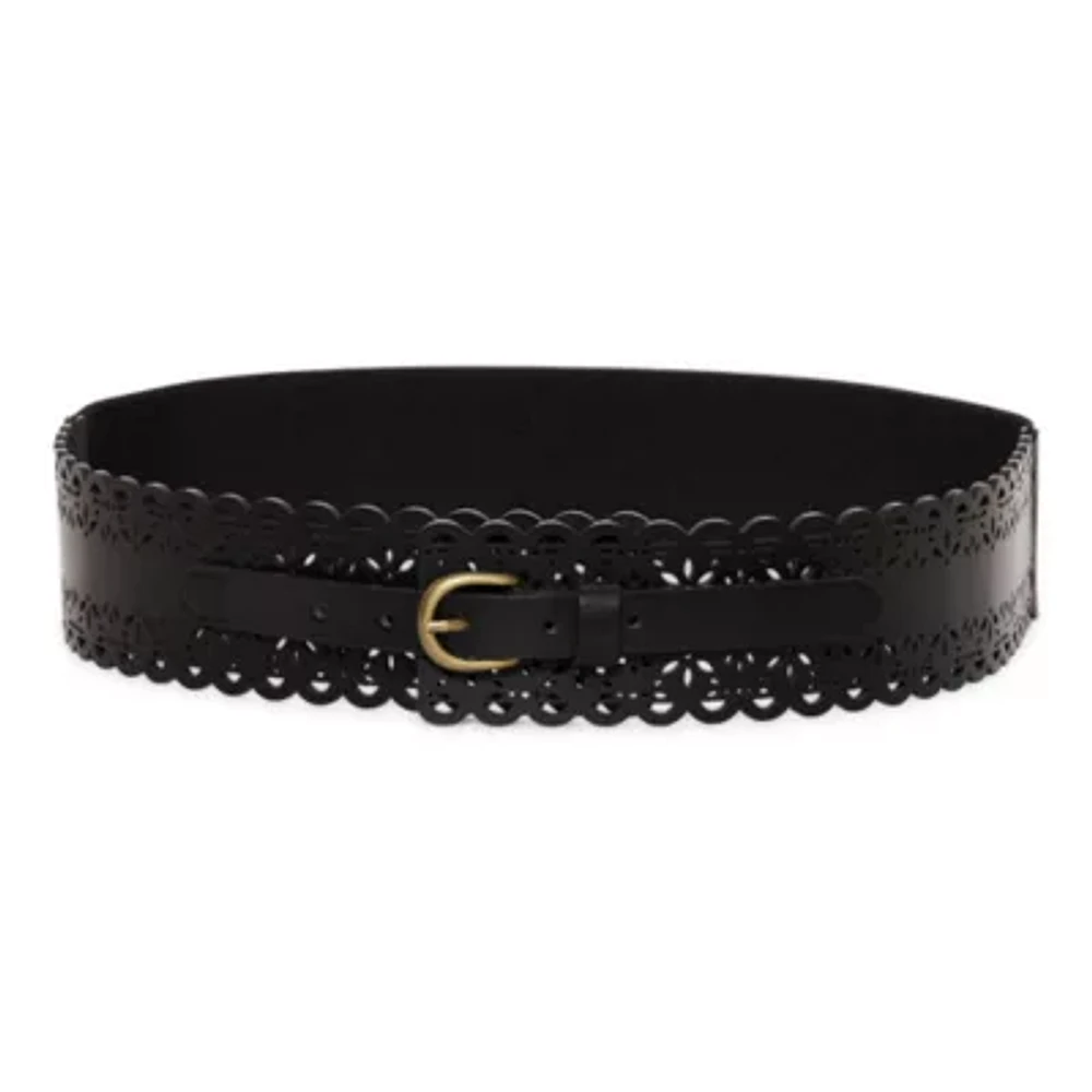a.n.a 63mm Crochet Womens Belt