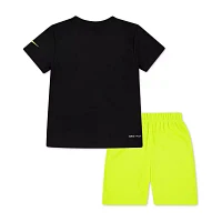 Nike 3BRAND by Russell Wilson Little Boys 2-pc. Short Set